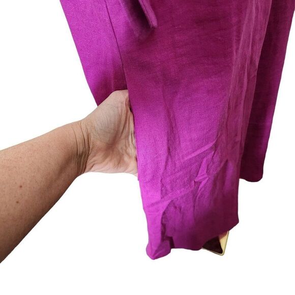 Vintage Y2K Jumpsuit Sleeveless Romper Womens Size M Purple Boho Tie Straps - Picture 3 of 8